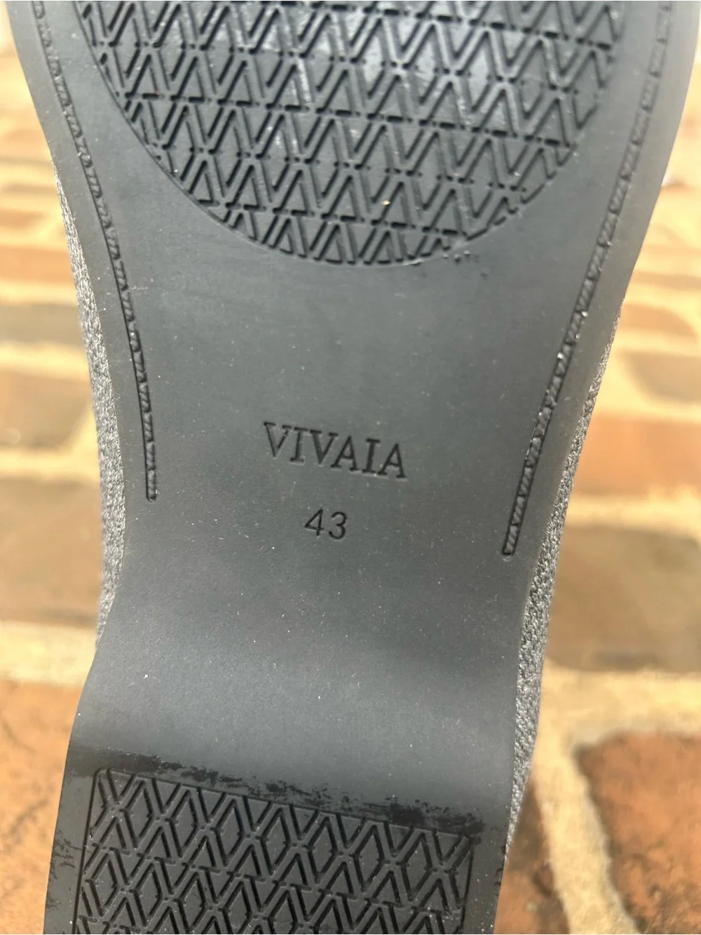 Vivaia Eloise Loafers Charcoal Grey Neutral Knit 43 11
